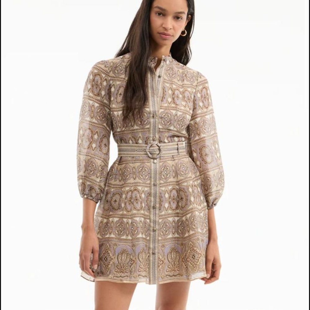 Elegant Patterned Dress